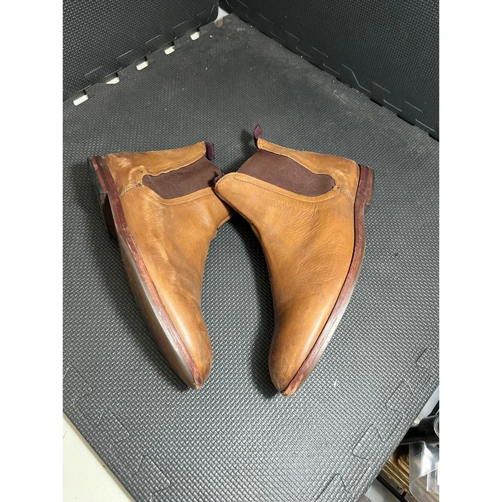 Hudson London Chelsea Boots Mens 43 US 10 Tan Leather SER01 Ankle‎ Boots